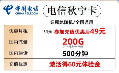 流量卡是否支持營(yíng)業(yè)廳查詢?電信大流量套餐|電信秋寧卡、錦繡卡|49元200G、9元105G通用