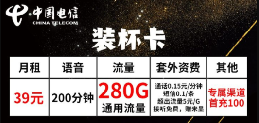 有合約期的流量卡就不好用？河北專用電信裝杯卡39元20G通用+260G省內(nèi)+可選號