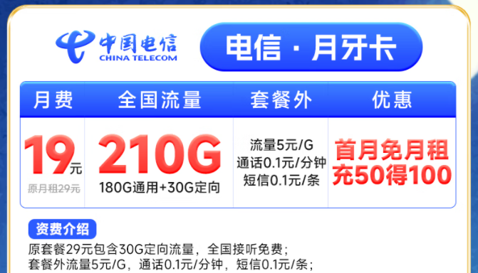 大流量卡申請(qǐng)入口|為什么流量卡會(huì)有地域限制？電信月牙卡