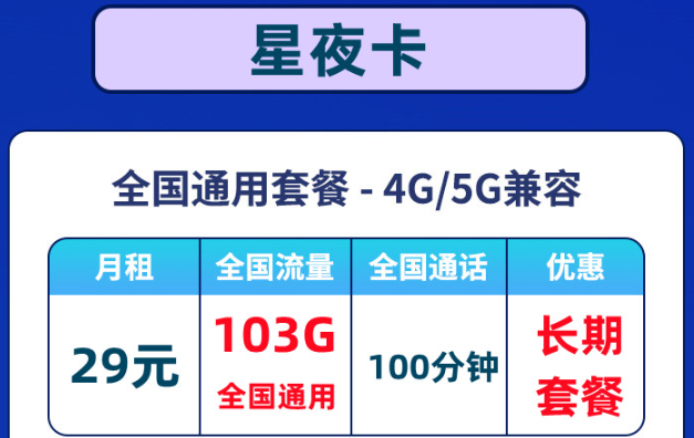 優(yōu)惠好卡推薦！聯(lián)通星夜卡全通用流量+聯(lián)通超炫卡可選號(hào)碼|包郵到家