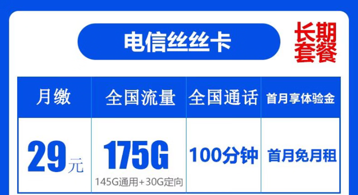 電信絲絲卡|長期爆卡！超多流量、要實名、免費領(lǐng)取正規(guī)官方套餐！